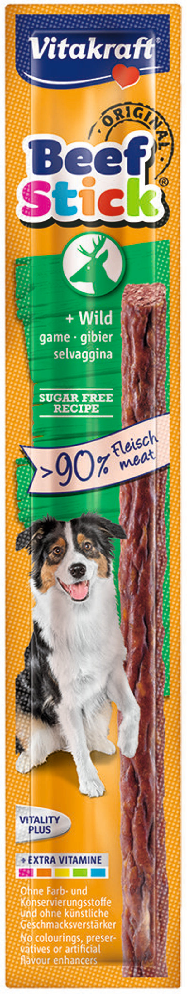 Vitakraft Dog Beef Stick with Game 12g – Time for Paws