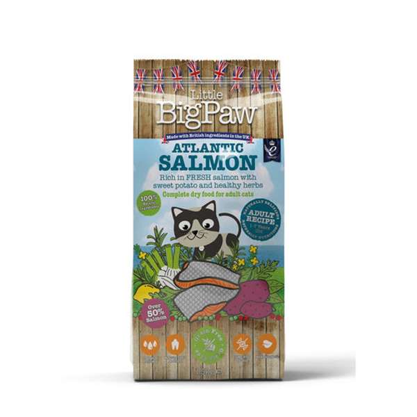 Little Big Paw Atlantic Salmon Complete Adult Cat 1.5kg Time for