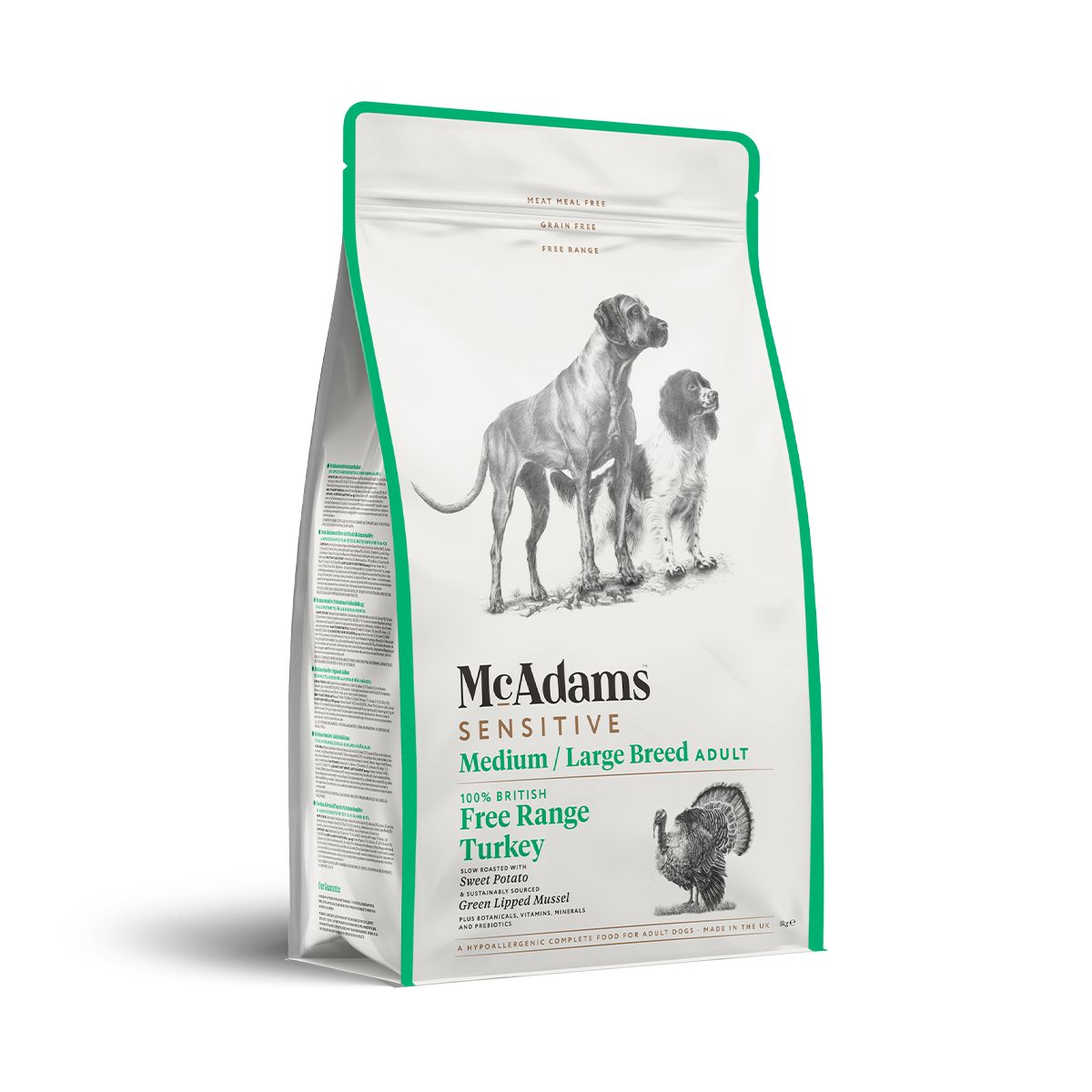 McAdams Sensitive Turkey Medium / Large Breed Dry Dog Food