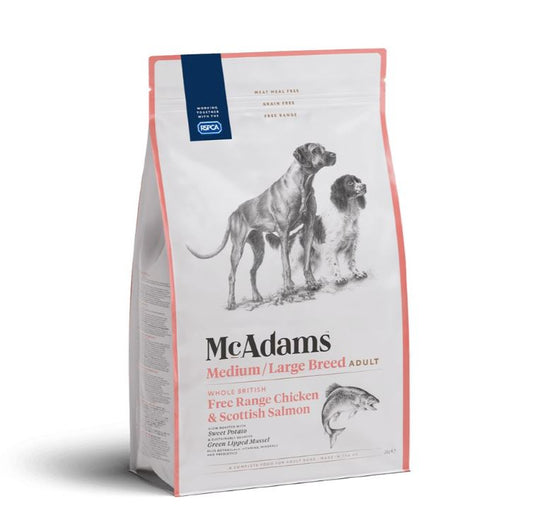 McAdams Chicken & Salmon Medium / Large Breed Dry Dog Food