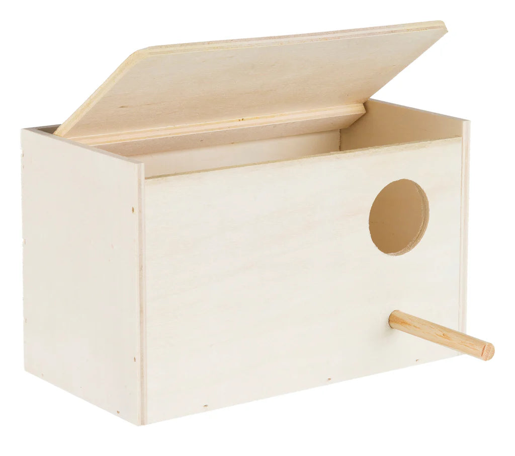 Trixie Budgie Wooden Nesting Box: 21 x 13 x 12cm