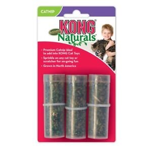 Kong Premium North American Catnip Refillable Tube 3 Pack