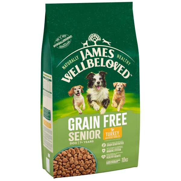 James Wellbeloved Senior Dog Grain-Free - Turkey 10kg