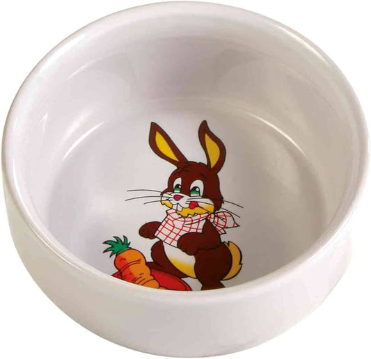 Trixie Ceramic Bowl With Rabbit Motif 250 ml / 11 cm