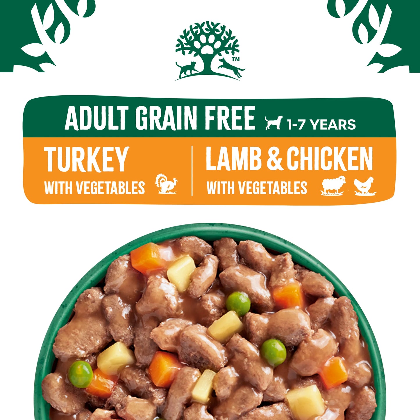 James Wellbeloved Adult Dog Pouch Grain Free Turkey & Lamb 48 x 90g - Bulk Pack