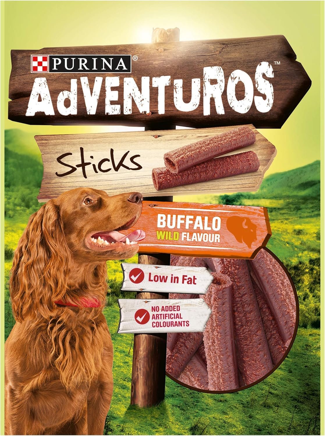 Purina Adventuros Sticks Buffalo Flavour 120g - Case of 6