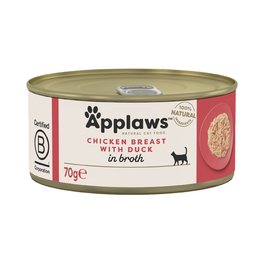 Applaws Cat Can - Chicken & Duck 70g - Case of 24