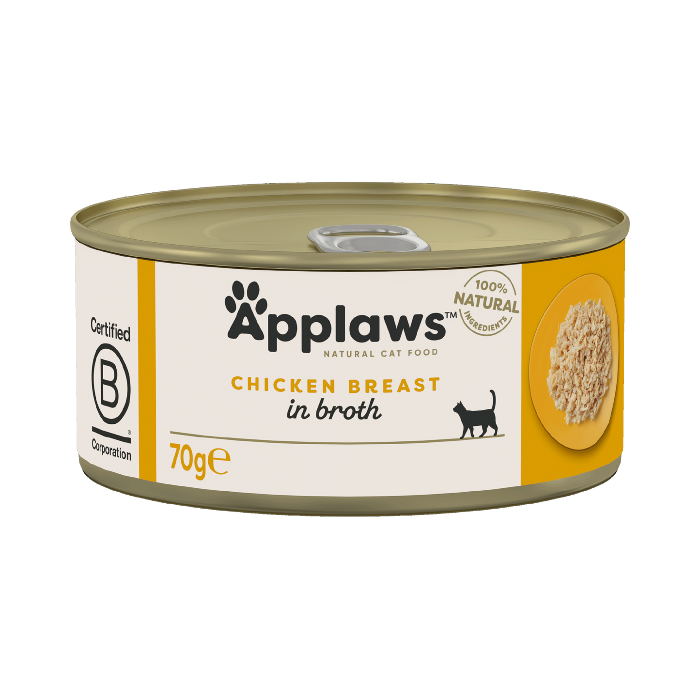 Applaws Cat Can - Chicken Breast Flake in Broth 70g - Case of 24