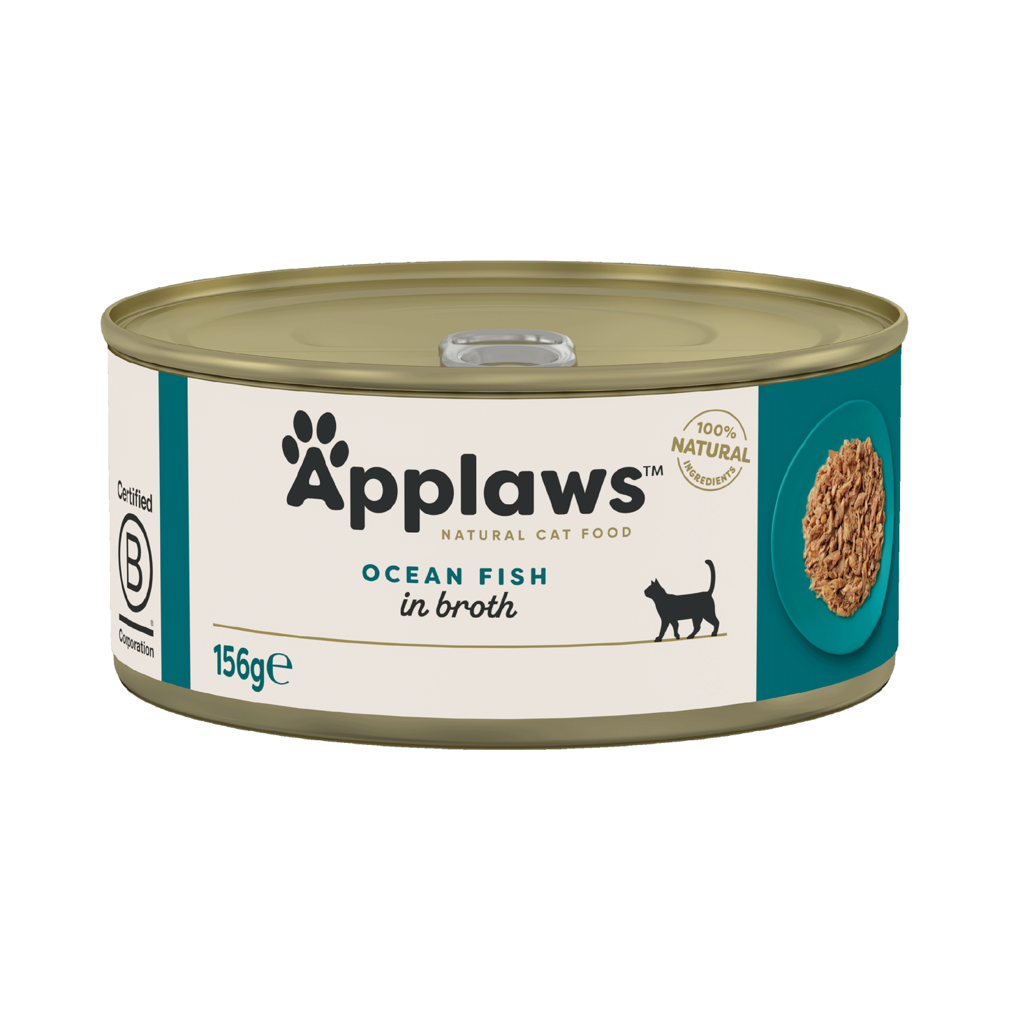 Applaws Cat Can - Ocean Fish in Broth 156g - Case of 24