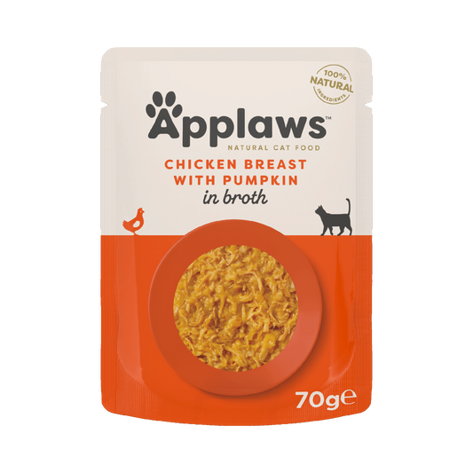 Applaws Cat Pouch Chicken & Pumpkin 70g - Case of 12