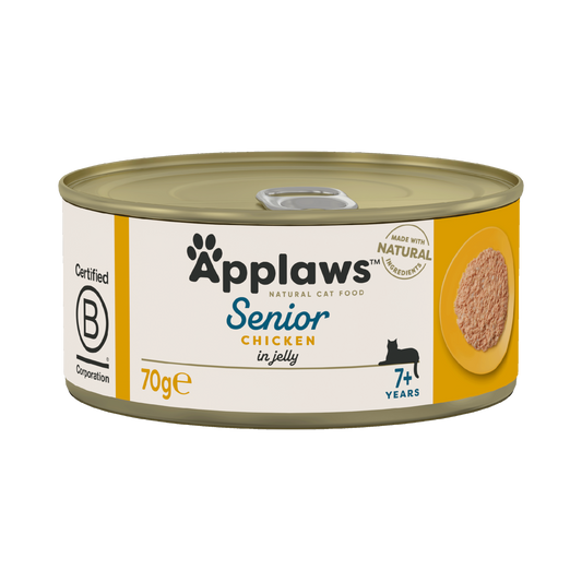 Applaws Senior Cat Can - Chicken 70g -  Case of 24