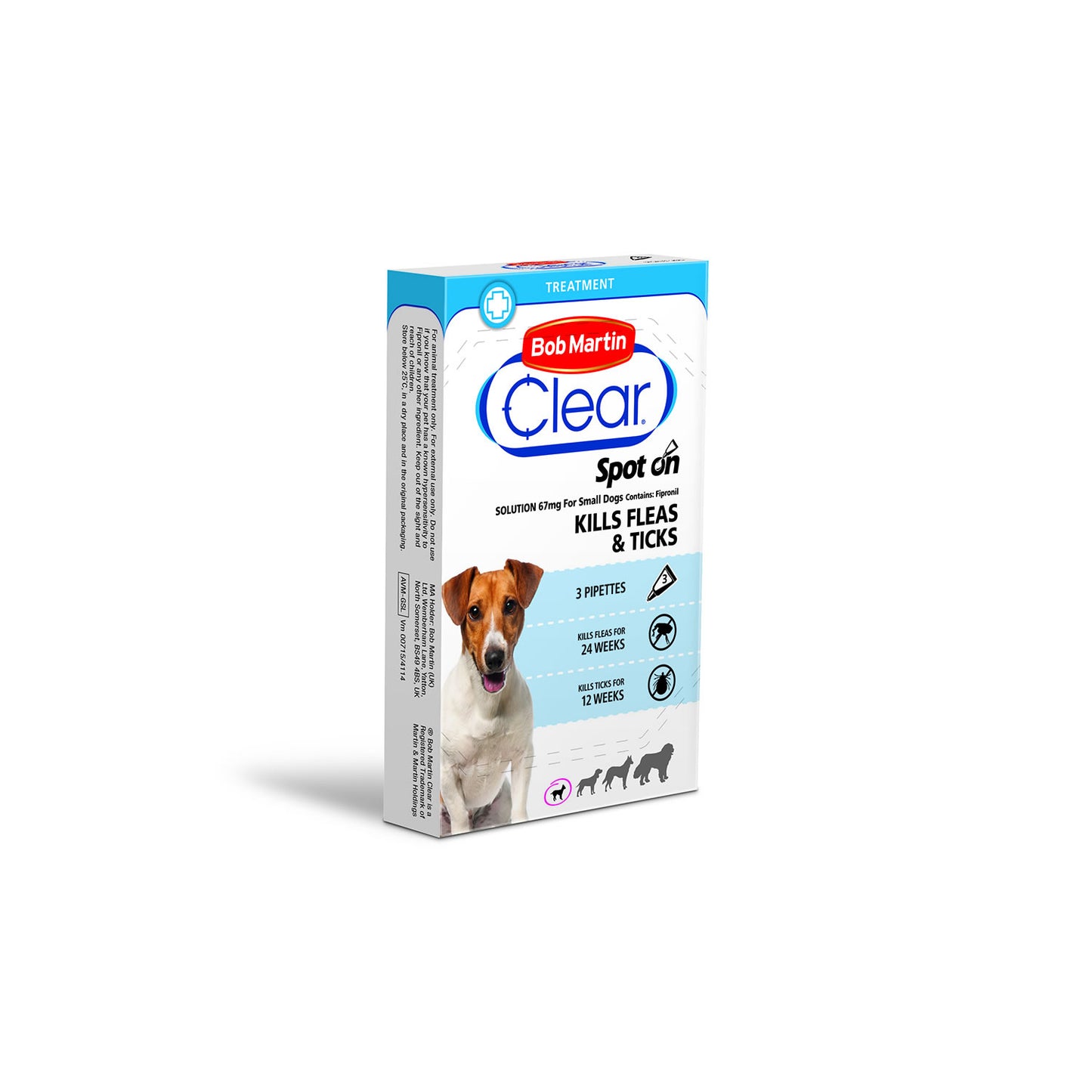 Bob Martin Clear Flea Clear Spot On For Dogs