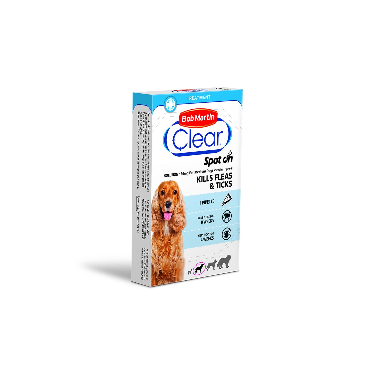 Bob Martin Clear Flea Clear Spot On For Dogs