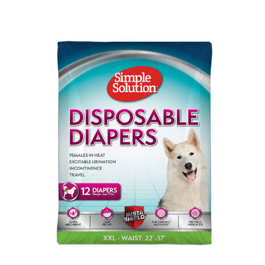 Simple Solution Disposable Diapers XXL 12 Pack