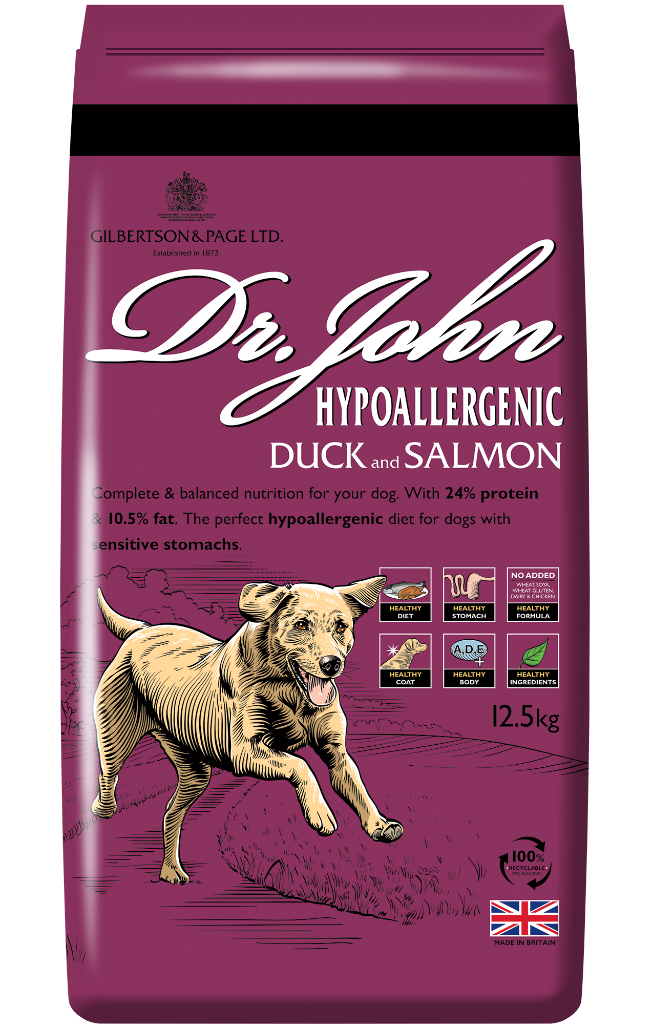 Dr John Hypoallergenic Duck & Salmon Dog Food