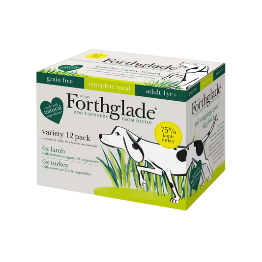 Forthglade Complete Meal Grain Free Adult Multicase Lamb and Turkey 12 x 395g