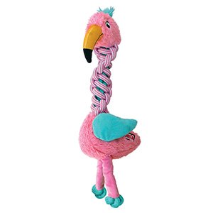 KONG Knot Twists Flamingo / Giraffe Medium / Large