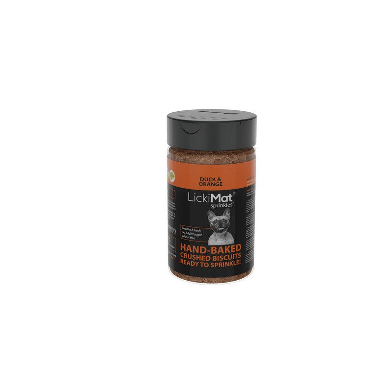 LickiMat Sprinkles Duck & Orange 150g