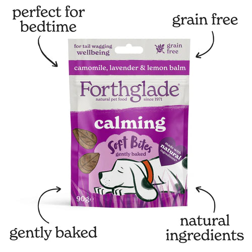 Forthglade Functional Natural Calming Soft Bite Treat 90g - Case of 8