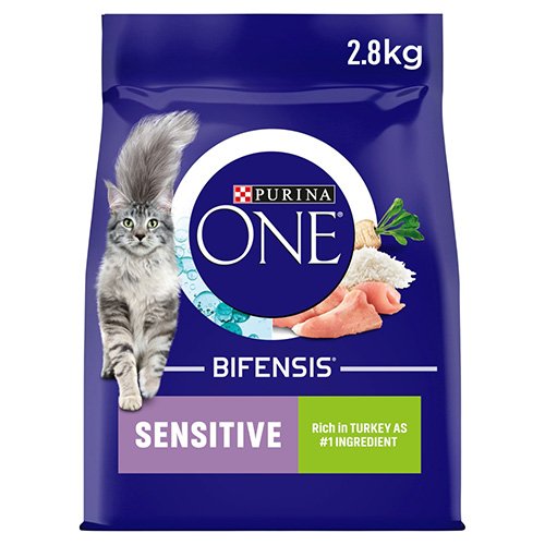 Purina One Cat Sensitive Turkey & Rice 2.8kg