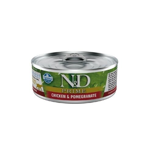 Natural & Delicious Adult Cat Food Chicken & Pomegranate 24 x 70g