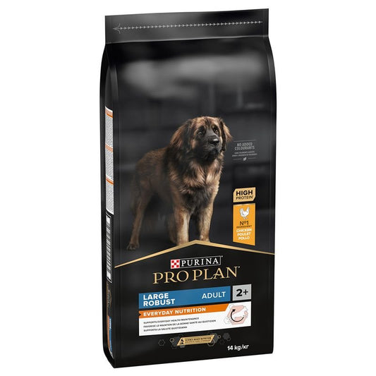 PRO PLAN Large Robust Everyday Nutrition Chicken Dry Dog Food 14kg - Buy 2 SAVE 5%