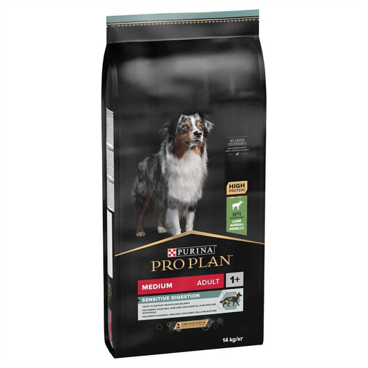 Pro Plan Medium Adult Dog Sensitive Digestion 14kg -  Buy 2 SAVE 5%