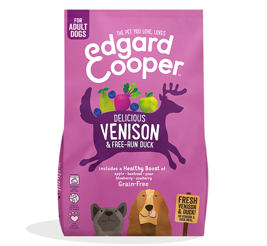 Edgard & Cooper Dry Food For Dogs Venison & Free-Run Duck - 2.5kg