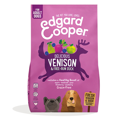 Edgard & Cooper Dry Food For Dogs Venison & Free-Run Duck - 2.5kg