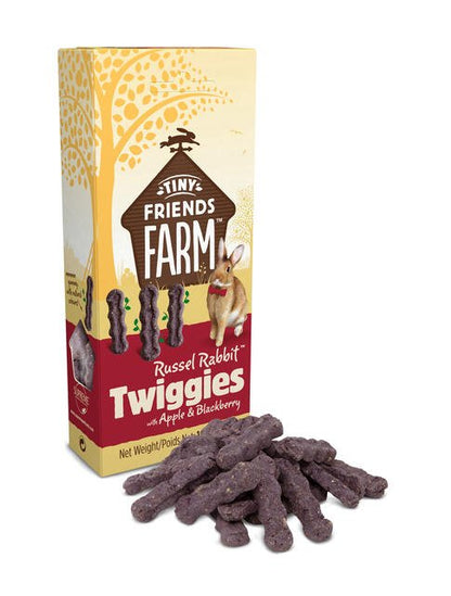 Tiny Friends Farm Supreme Russel Rabbit Twiggies Treats 8 x 100g