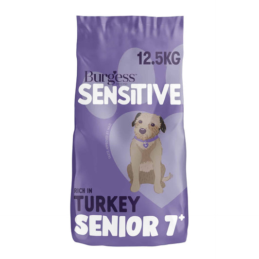 Burgess Sensitive Senior Dog Turkey 7+