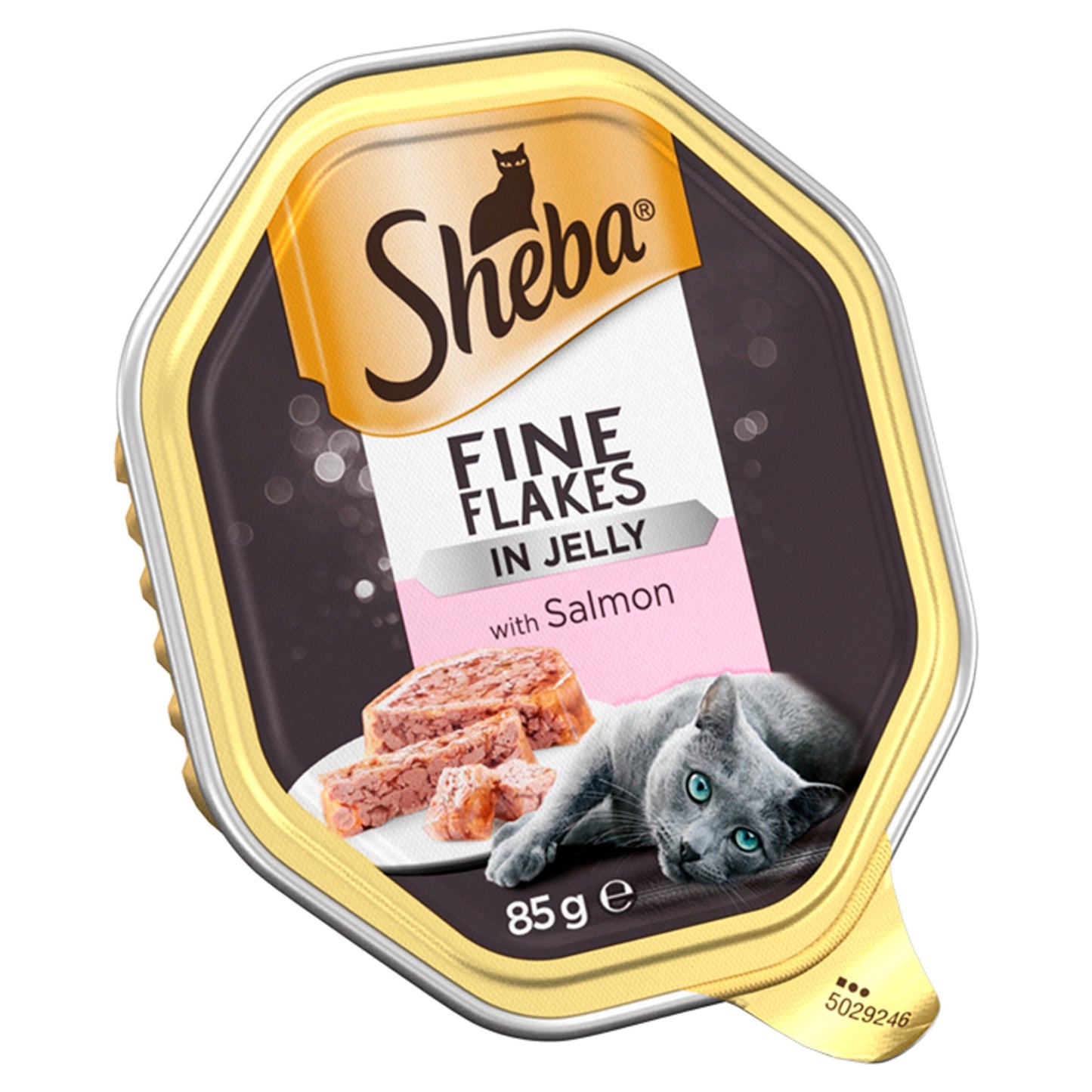 Sheba Cat Foil Tray Fine Flakes Salmon in Jelly 22 x 85g