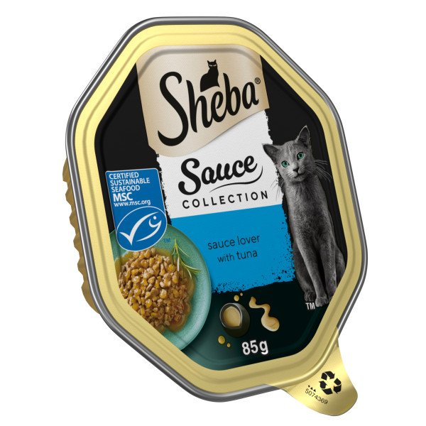 Sheba Cat Foil Tray Sauce Collection Tuna 22 x 85g