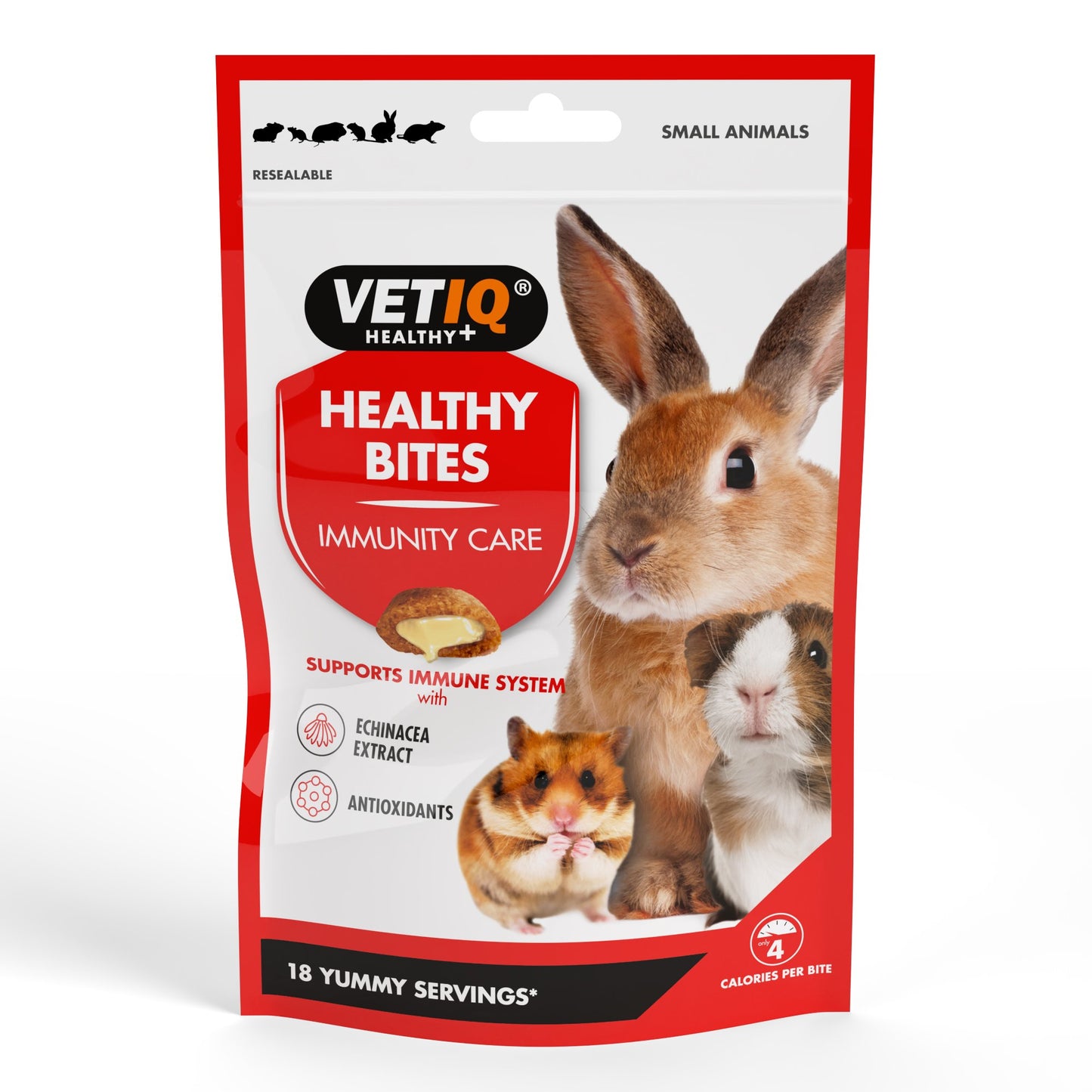 VETIQ Healthy Bites Immunity Care Small Animal treats 30g - Case of 8