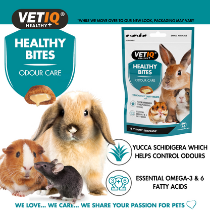 VETIQ Healthy Bites Small Animal Odour-Care Treat-Ums 30g - Case of 8