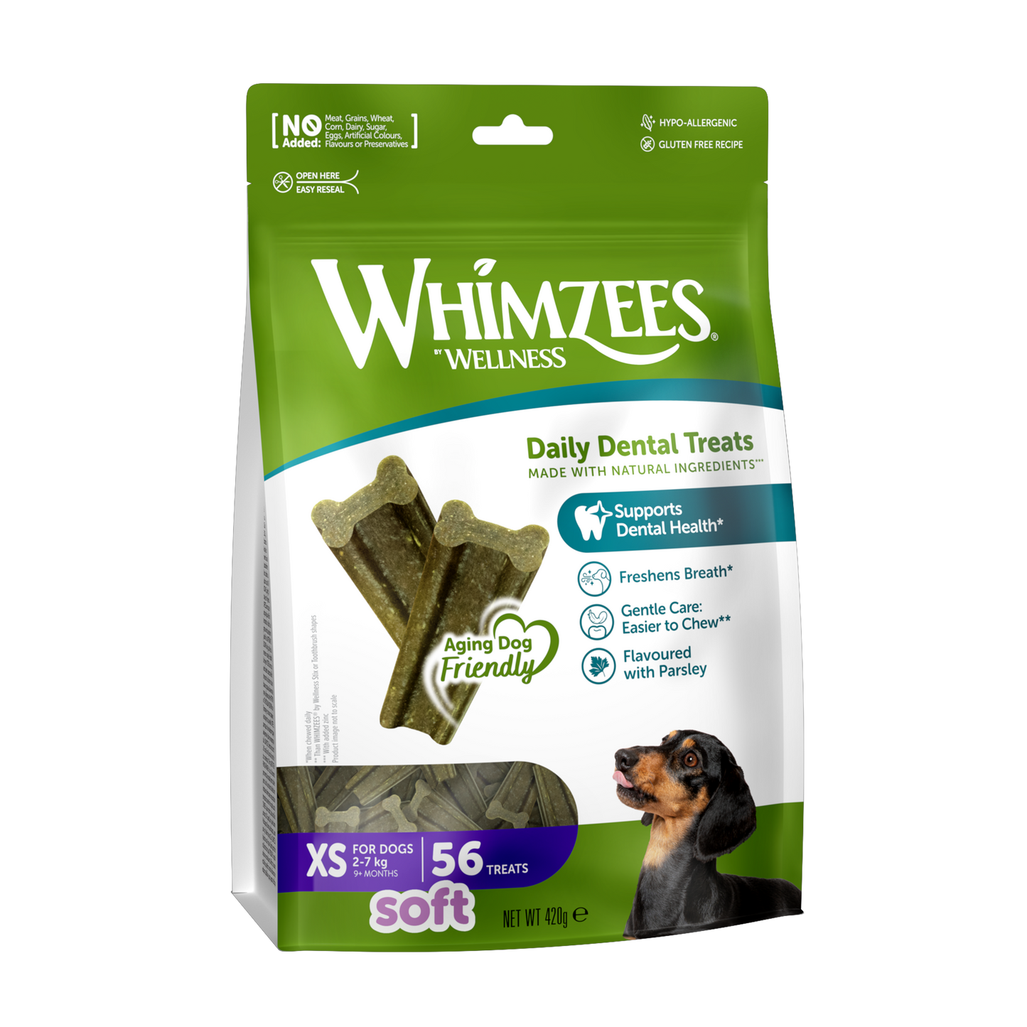 Whimzees Soft X-Small 56 Pack Value Bag