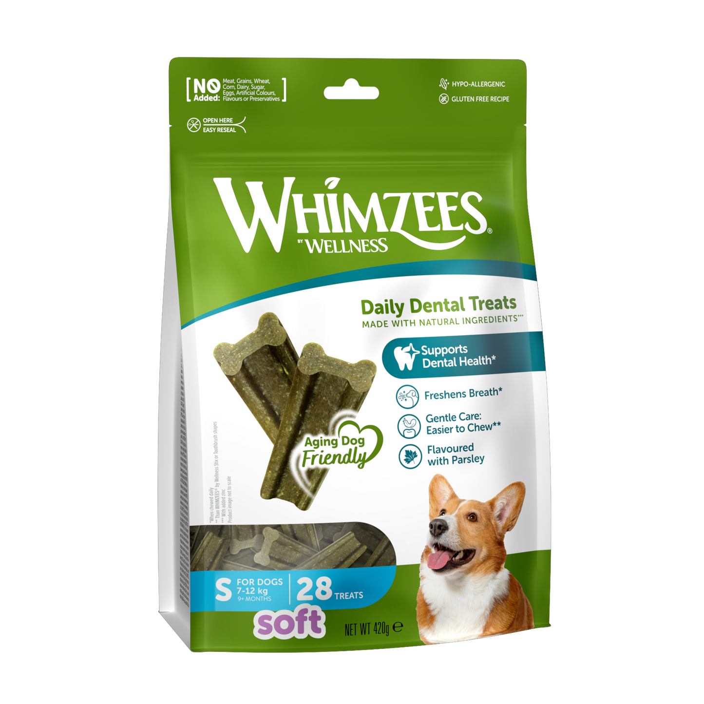 Whimzees Soft Small 28 Pack Value Bag