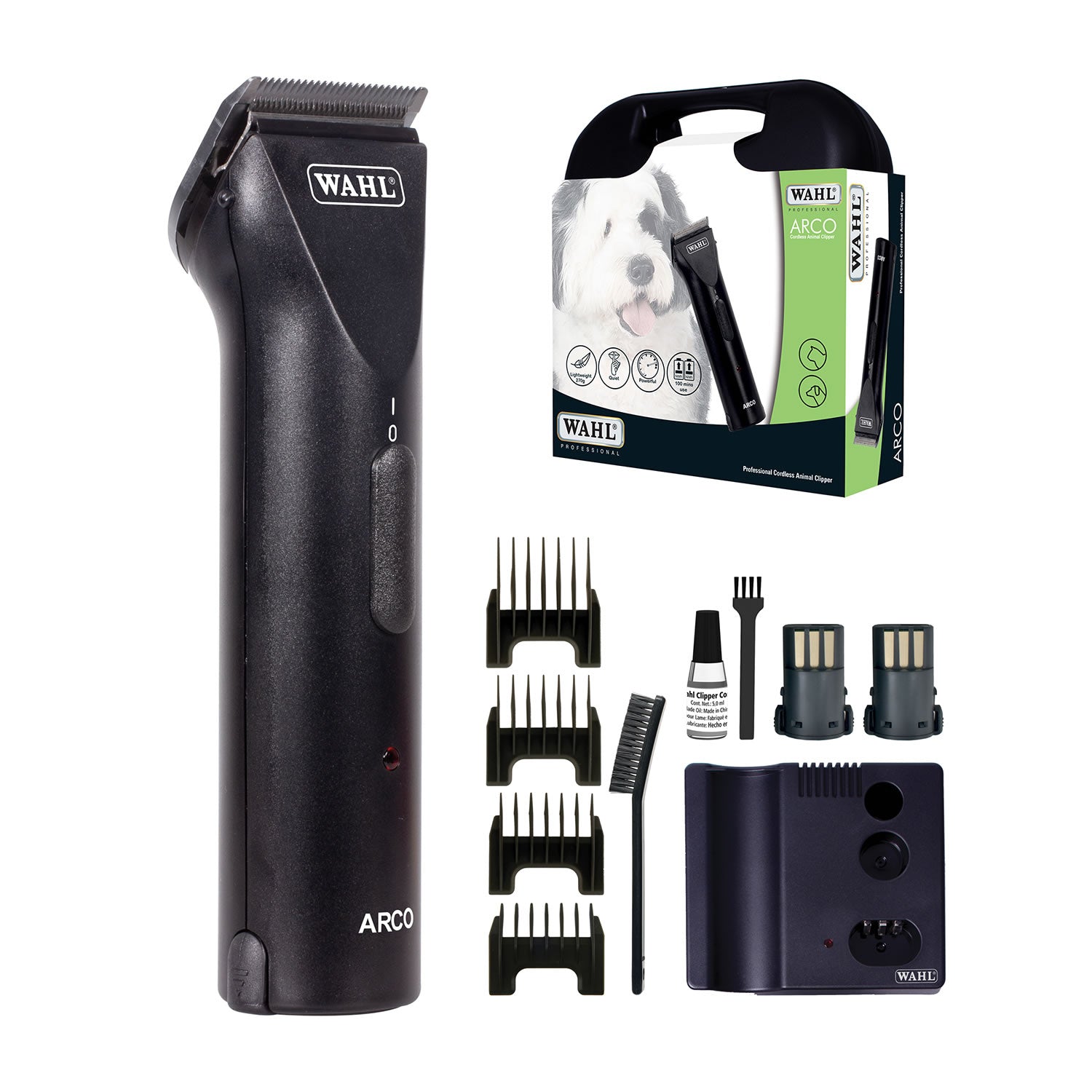 Wahl arco cordless 2024 pet clipper kit