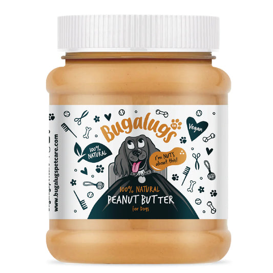 Bugalugs 100% Natural Peanut Butter for Dogs 340g