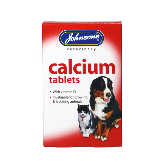 Johnson's Veterinary Calcium Tablets with Vitamin D - 40 tablets