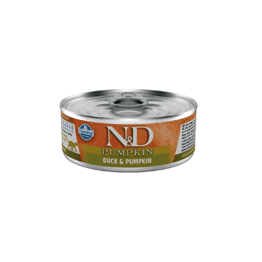 Natural & Delicious Adult Cat Food Duck & Pumpkin 24 x 70g Cans