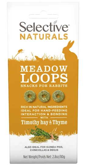 Selective Naturals Rabbit Rabbit Meadow Loops  - Case of 4