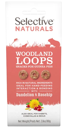 Selective Naturals Guinea Pig Woodland Loops 80g - Case of 4