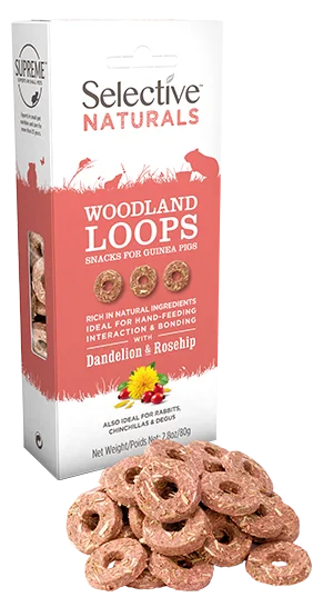 Selective Naturals Guinea Pig Woodland Loops 80g - Case of 4