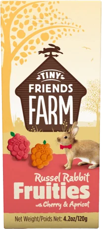 Tiny Friends Farm Russel Fruitees Cherry & Apricot 120g - Case of 8