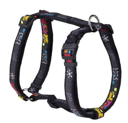 Rogz Fancy Dress Classic Harness Multi Bone