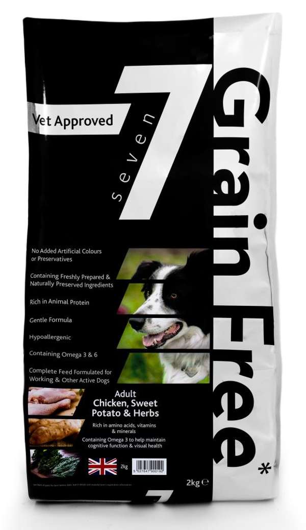 Seven Dog Adult Chicken with Sweet Potato and Vegetables Grain Free Time for Paws