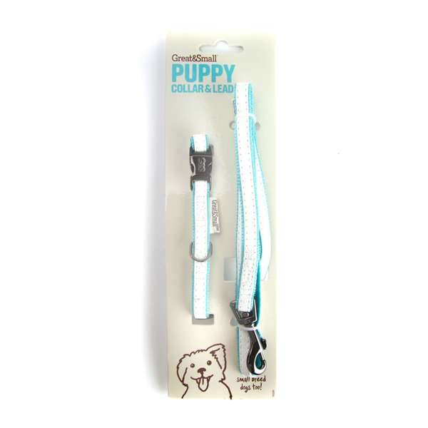 Little & Lively Puppy Collar & Lead Tiffany