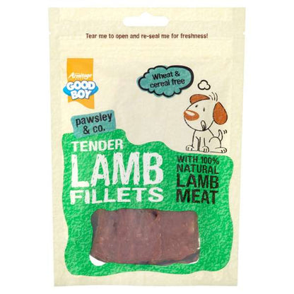 Good Boy Tender Lamb Fillets 80g - Case of 10