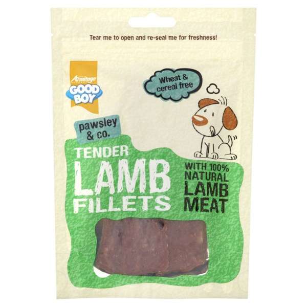 Good Boy Tender Lamb Fillets 80g - Case of 10